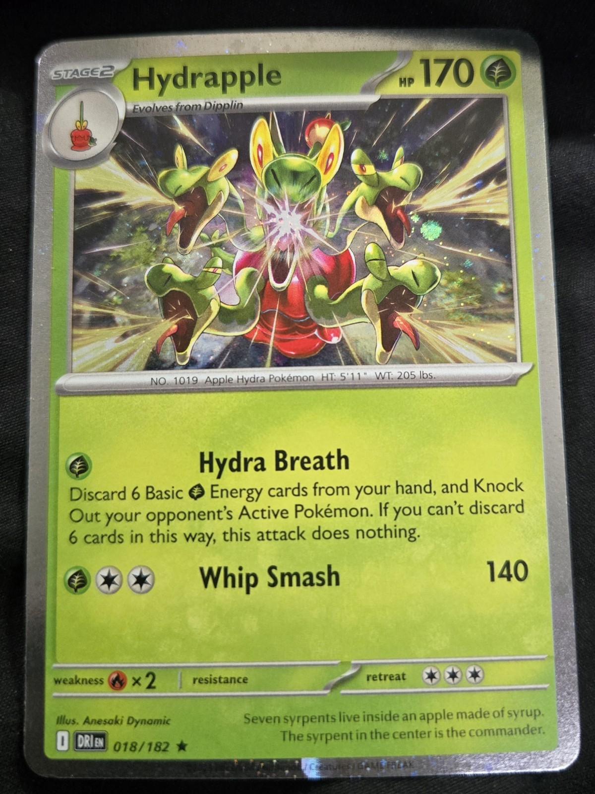 Destined Rivals Hydrapple [Cosmos-Holo] Pokémon card
